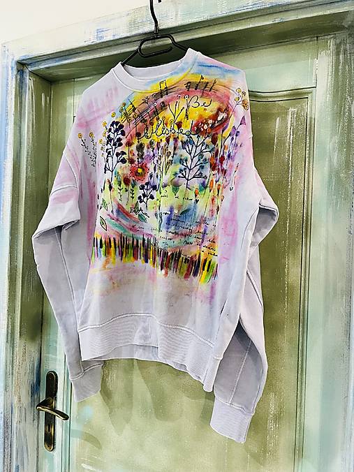 Mikiny - Akcia: Mikina  V lese farebnom - 17959002_