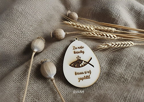 Dekorácie - Veľkonočné vajíčko - 17958002_