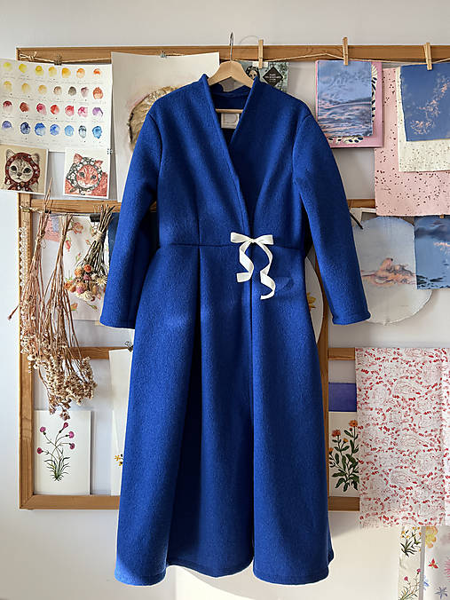 Bundy a kabáty - Vlnený kabát Miss Bennet - 17958423_