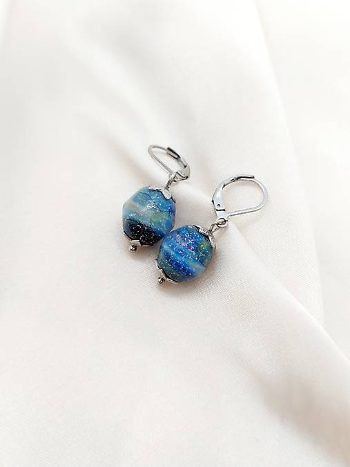 Náušnice - Náušnice galaxy - 17959217_