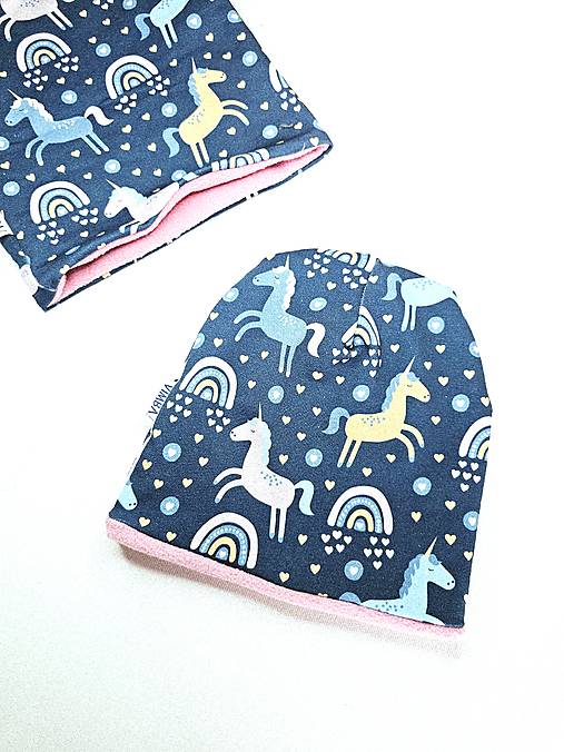 Čiapka/nákrčník "unicorn"