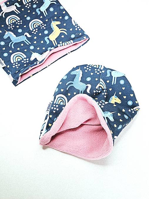 Čiapka/nákrčník "unicorn"