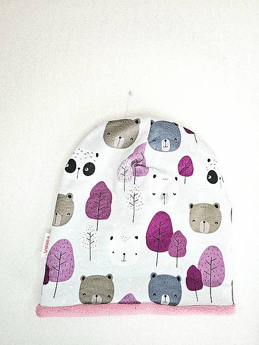 Čiapka/nákrčník na zimu "bears"