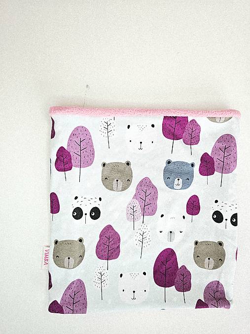 Čiapka/nákrčník na zimu "bears"