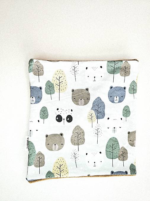 Čiapka/nákrčník na zimu "bears"