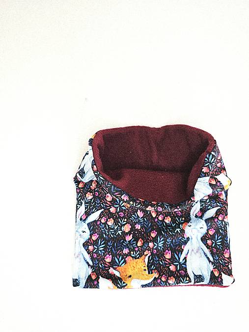 Čiapka/nákrčník na zimu "rabbit&fox"