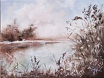 Obrazy - Nad hladinou jazera  - 17960052_