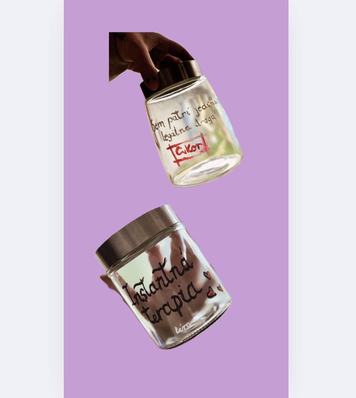 Ručne maľované nádoby pre každý deň