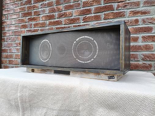 Aktívny HIFI reproduktor drevený