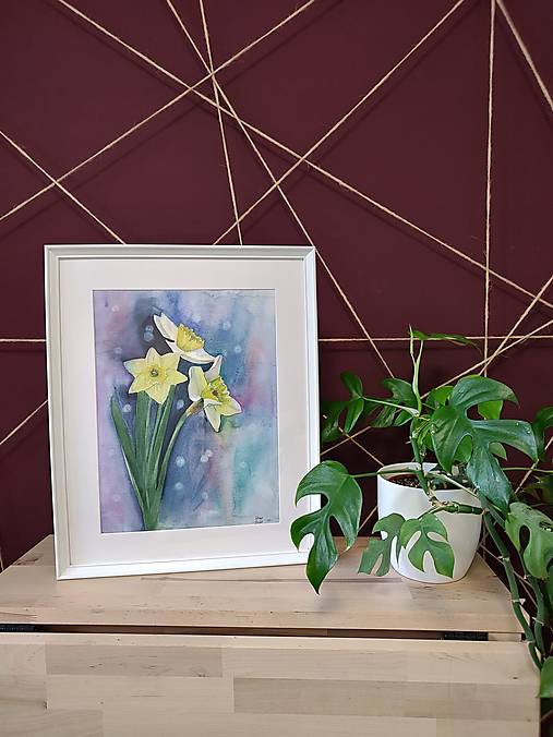 Obrazy - Originálna akvarelová maľba - Svetlo v tieňoch - 17959273_