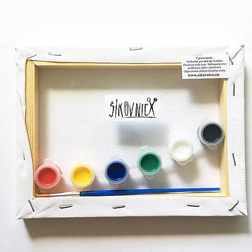 - 50% maľovanie na plátno (20x15 cm - autíčka, helikoptéra)