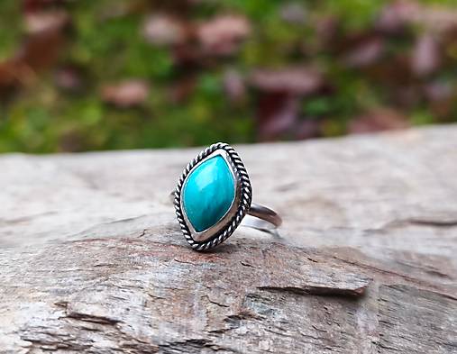 Strieborný Prsteň s Tyrkysom