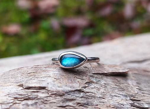 Strieborný Prsteň s Labradoritom