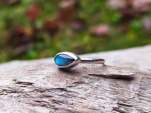 Strieborný Prsteň s Labradoritom