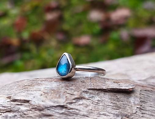 Strieborný Prsteň s Labradoritom