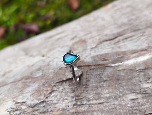 Strieborný Prsteň s Labradoritom