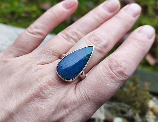 Strieborný Prsteň s Labradoritom