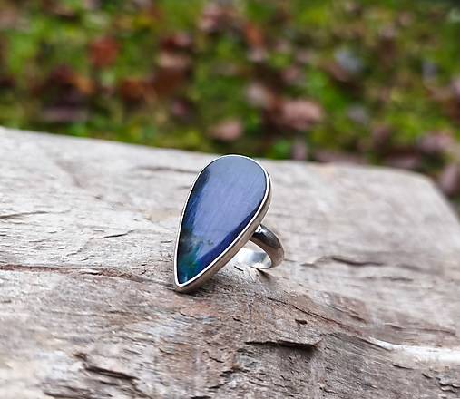 Strieborný Prsteň s Labradoritom