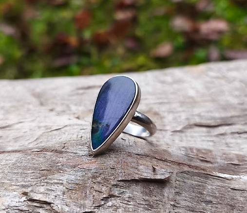 Strieborný Prsteň s Labradoritom