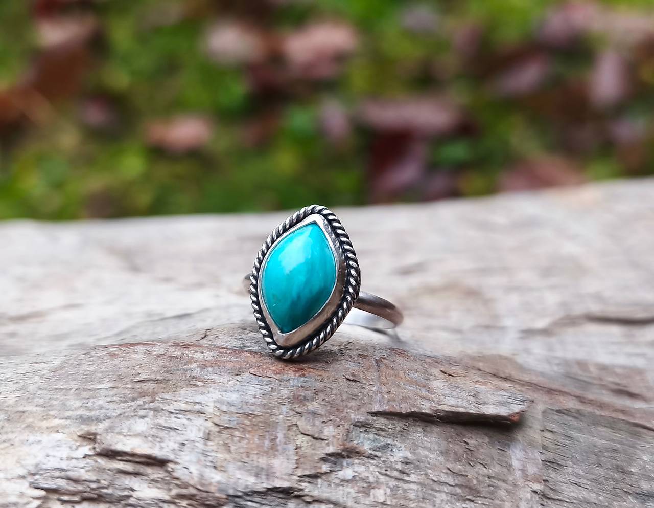 Strieborný Prsteň s Tyrkysom