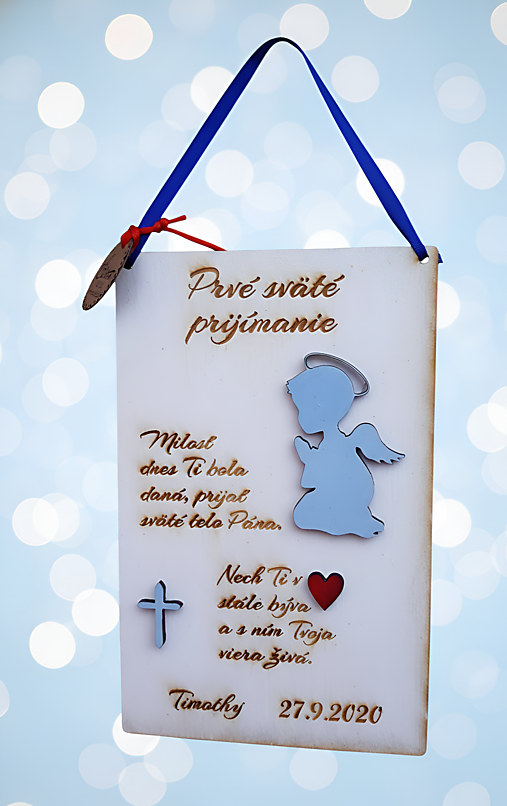 Tabuľky - Tabuľka prvé sväté príjimanie - 17961563_