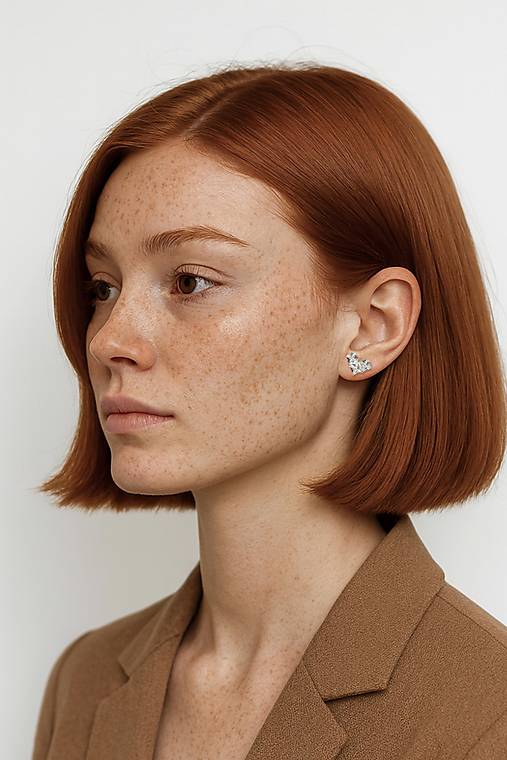 Napichovacie náušnice so zirkónmi