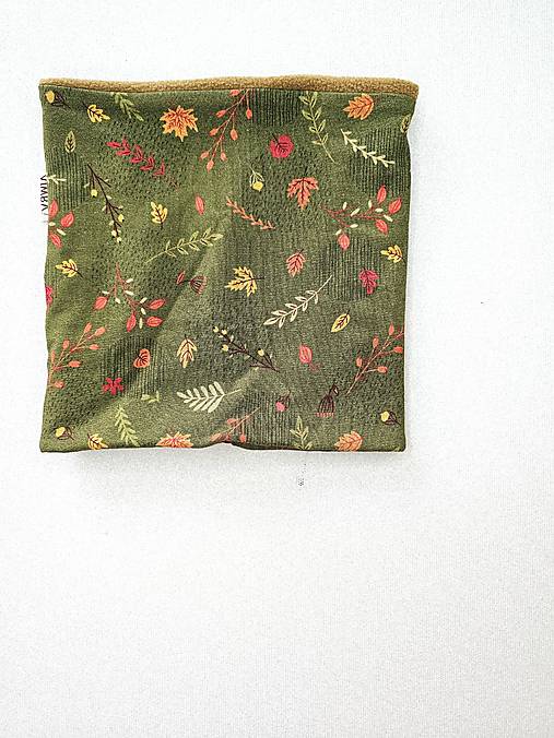 Čiapka/nákrčník na zimu "na lúke"