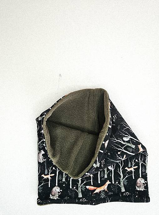 Čiapka/nákrčník na zimu "horou hlbokou"