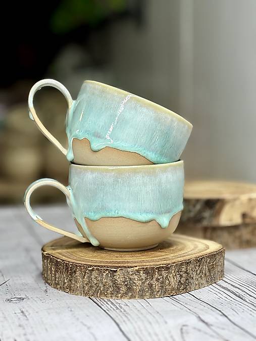 Spring Drip - šálka latte (280ml, s uškom)