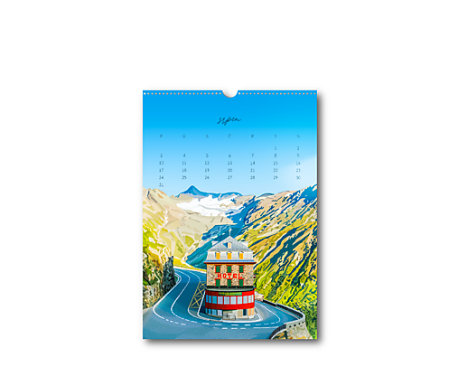 Nástěnný kalendář (2026) s ilustracemi (CZ/SK)