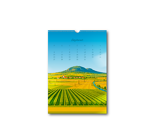 Nástěnný kalendář (2026) s ilustracemi (CZ/SK)