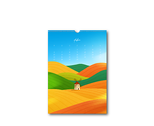 Nástěnný kalendář (2026) s ilustracemi (CZ/SK)