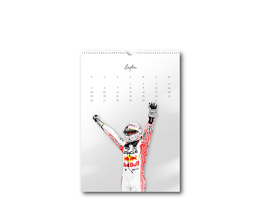 Nástěnný kalendář (2026) s F1 tématikou (CZ/SK)
