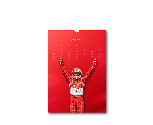 Nástěnný kalendář (2026) s F1 tématikou (CZ/SK)