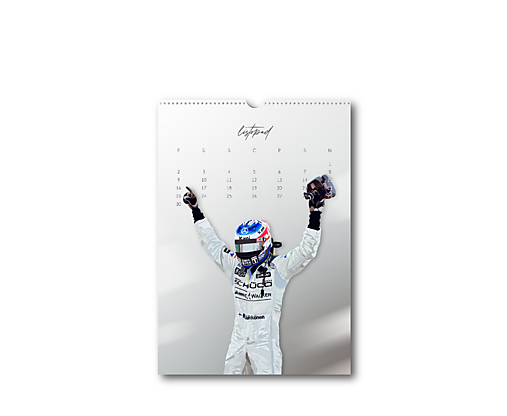 Nástěnný kalendář (2026) s F1 tématikou (CZ/SK)