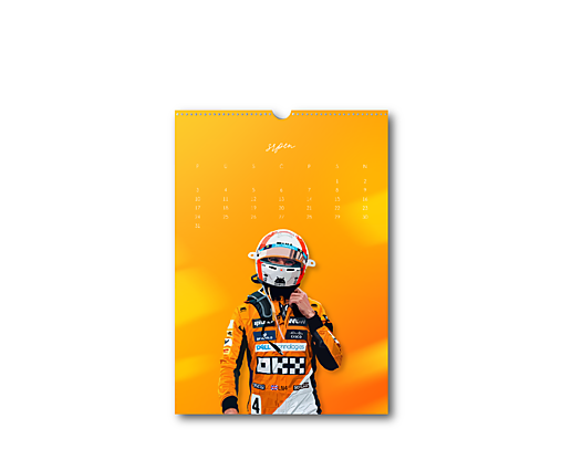 Nástěnný kalendář (2026) s F1 tématikou (CZ/SK)