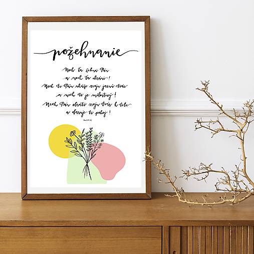 Grafika - Art print - Grafika - Požehnanie - 17960958_