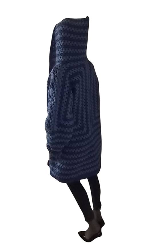 ✨ Háčkovaný kardigán s kapucňou ✨