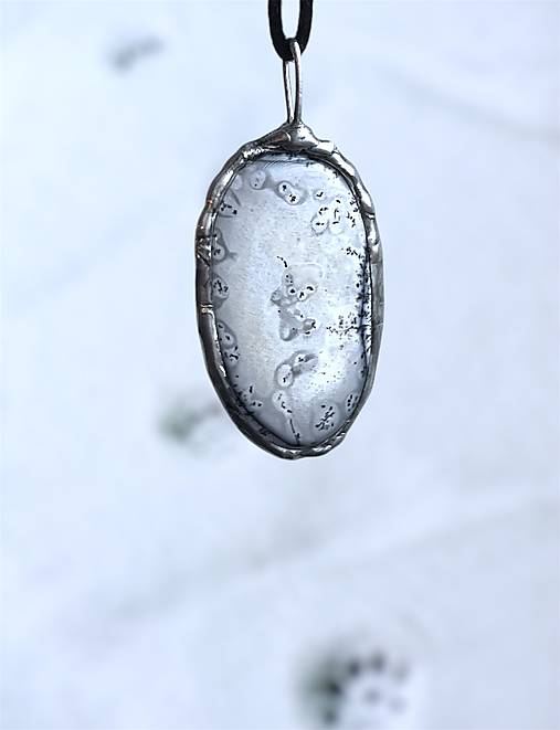 Náhrdelníky - Stopy v snehu - 17961706_