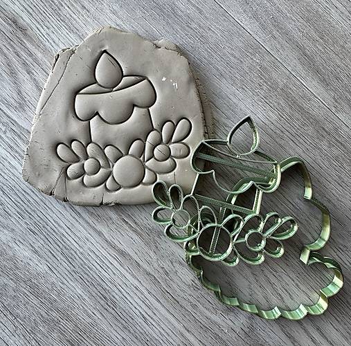 Príbory, varešky, pomôcky - Vykrajovátka a pečiatky – Sviečka malá - 17962358_