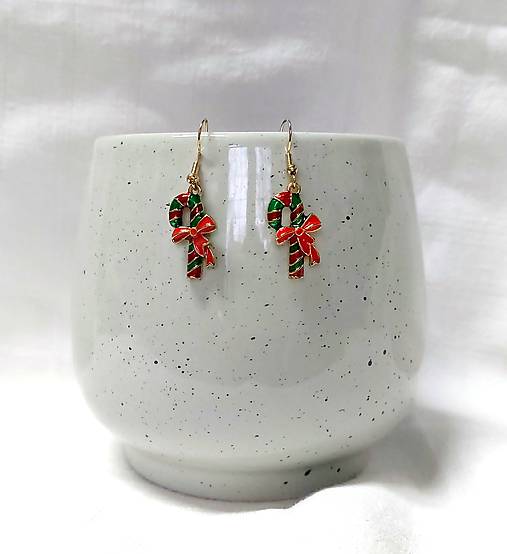 Náušnice - vianočné náušnice- darček k objednávke nad 30e - 17963320_