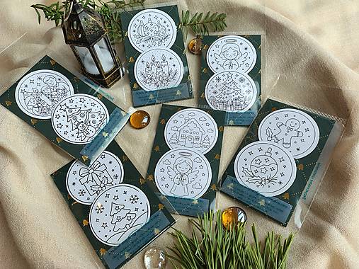 Magnetky - Magnetky na domaľovanie - 17961209_