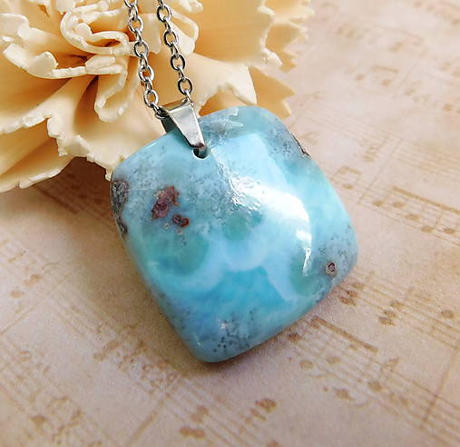 Náhrdelníky - Larimar - 17967798_