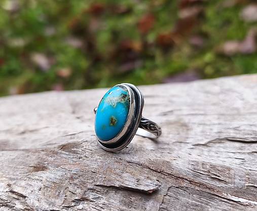 Strieborný Prsteň s Tyrkysom
