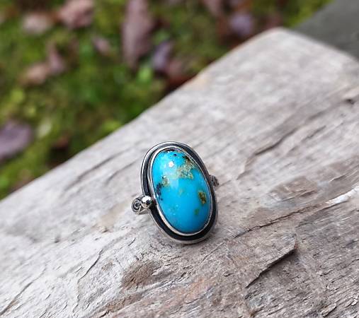 Strieborný Prsteň s Tyrkysom