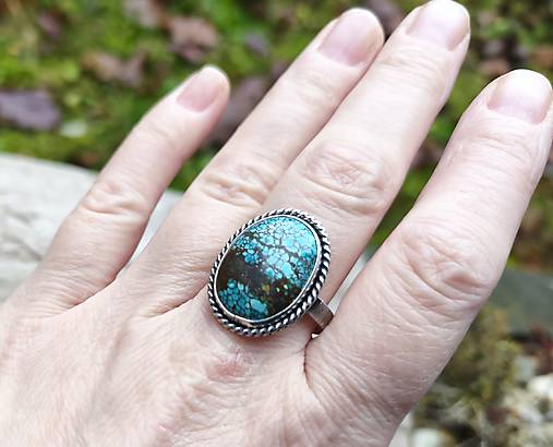 Strieborný Prsteň s Tyrkysom