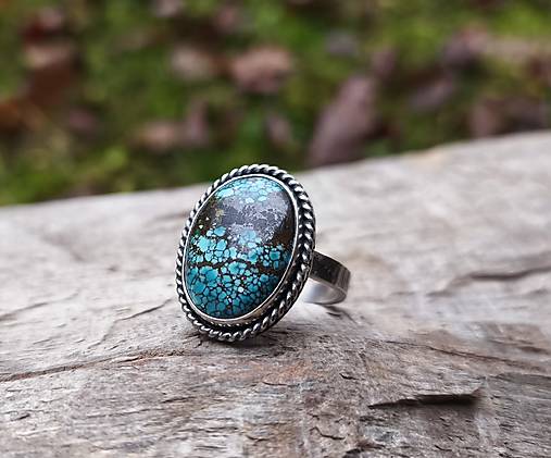 Strieborný Prsteň s Tyrkysom