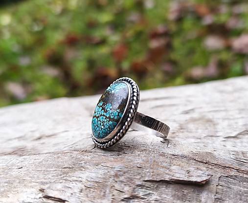 Strieborný Prsteň s Tyrkysom