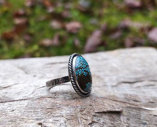 Strieborný Prsteň s Tyrkysom