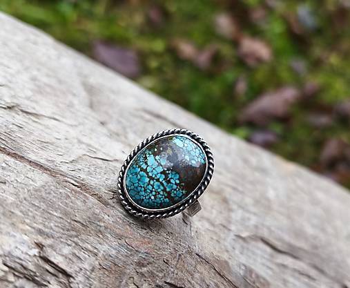 Strieborný Prsteň s Tyrkysom